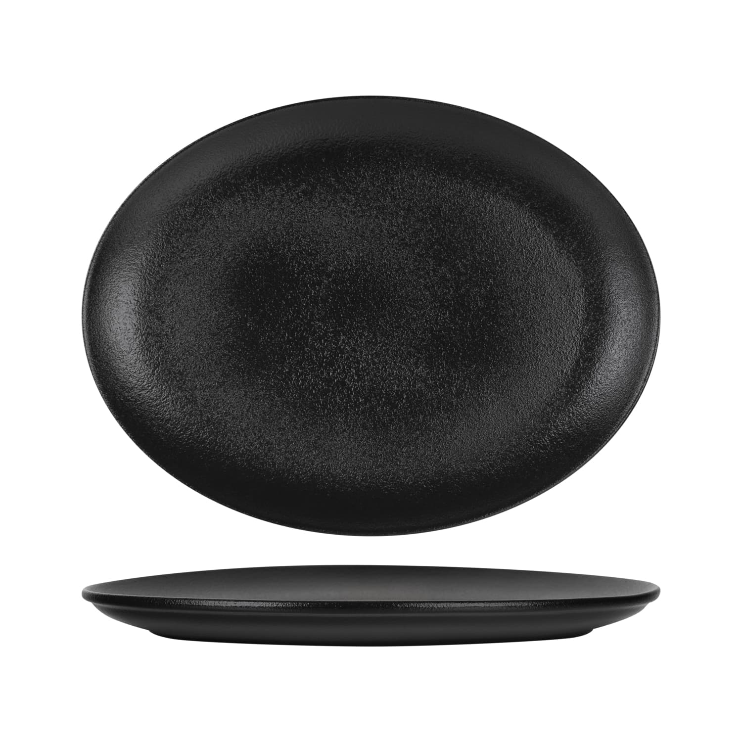 TEMPEST - BLACK - OVAL PLATTER - 31CM (12)