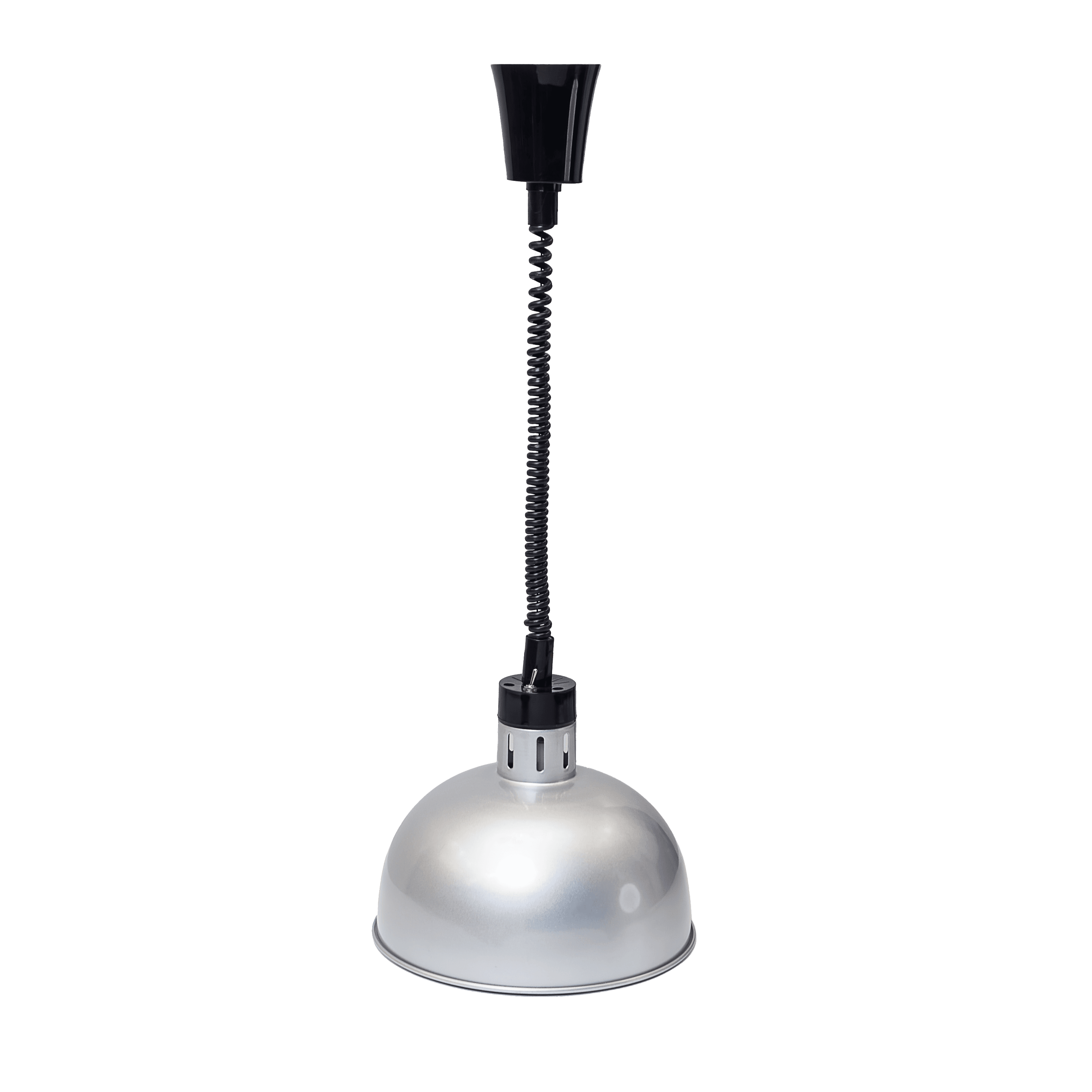 DECORATIVE FOOD DISPLAY LAMP (MATT SILVER) NEW