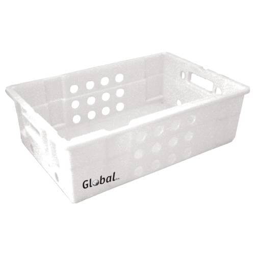FREEZER CRATE PLASTIC - VENTED - 600 X 400 X 188MM