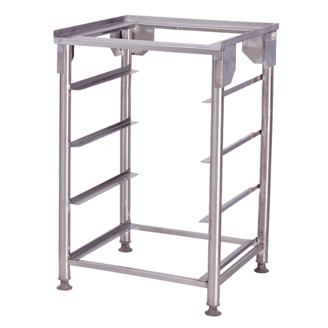 4 Tier dishwasher rack stand - STAINLESS STEEL