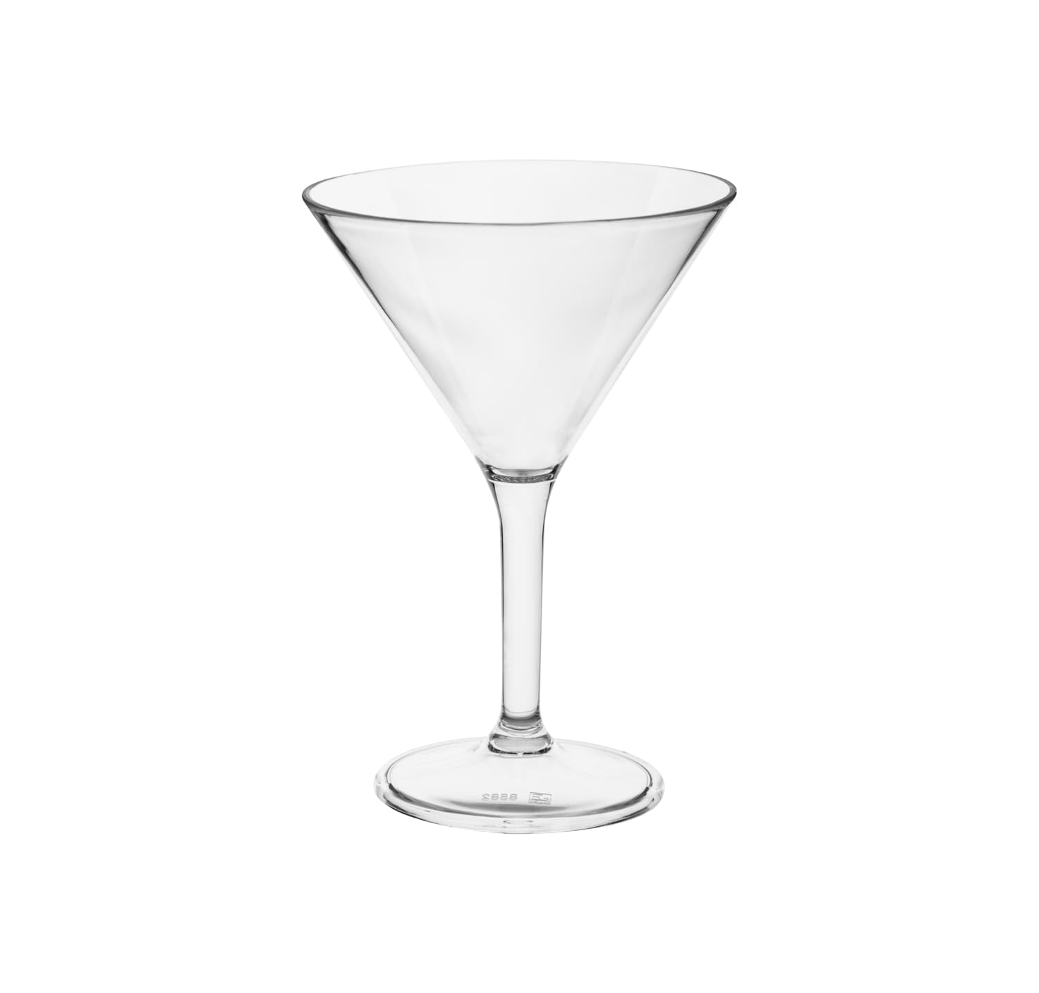 GLASSWARE POLYCARBONATE - MARTINI CUP 280ML (6)