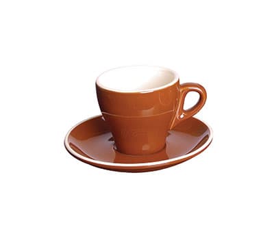 CAPPUCCINO SAUCER BLACK - 14.2CM (12)