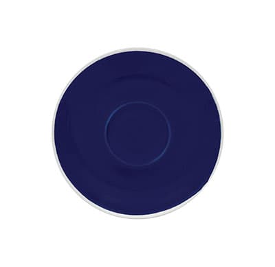 CAPPUCCINO SAUCER BLUE - 16CM (12)