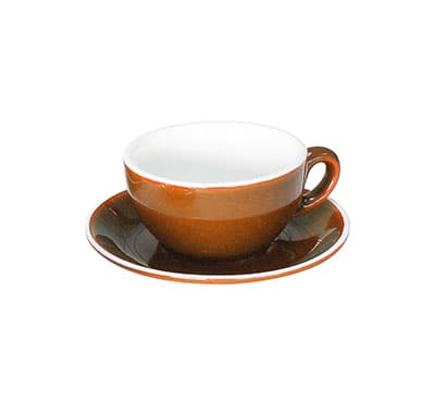 CAPPUCCINO SAUCER BLACK - 14CM (12)
