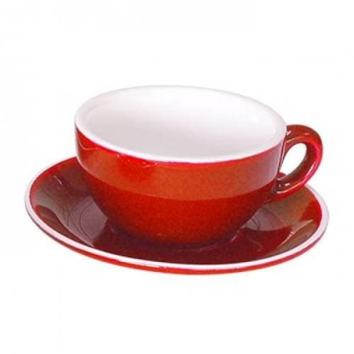 CAPPUCCINO SAUCER RED - 14CM (12)