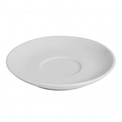CAPPUCCINO SAUCER WHITE - 14CM (12)