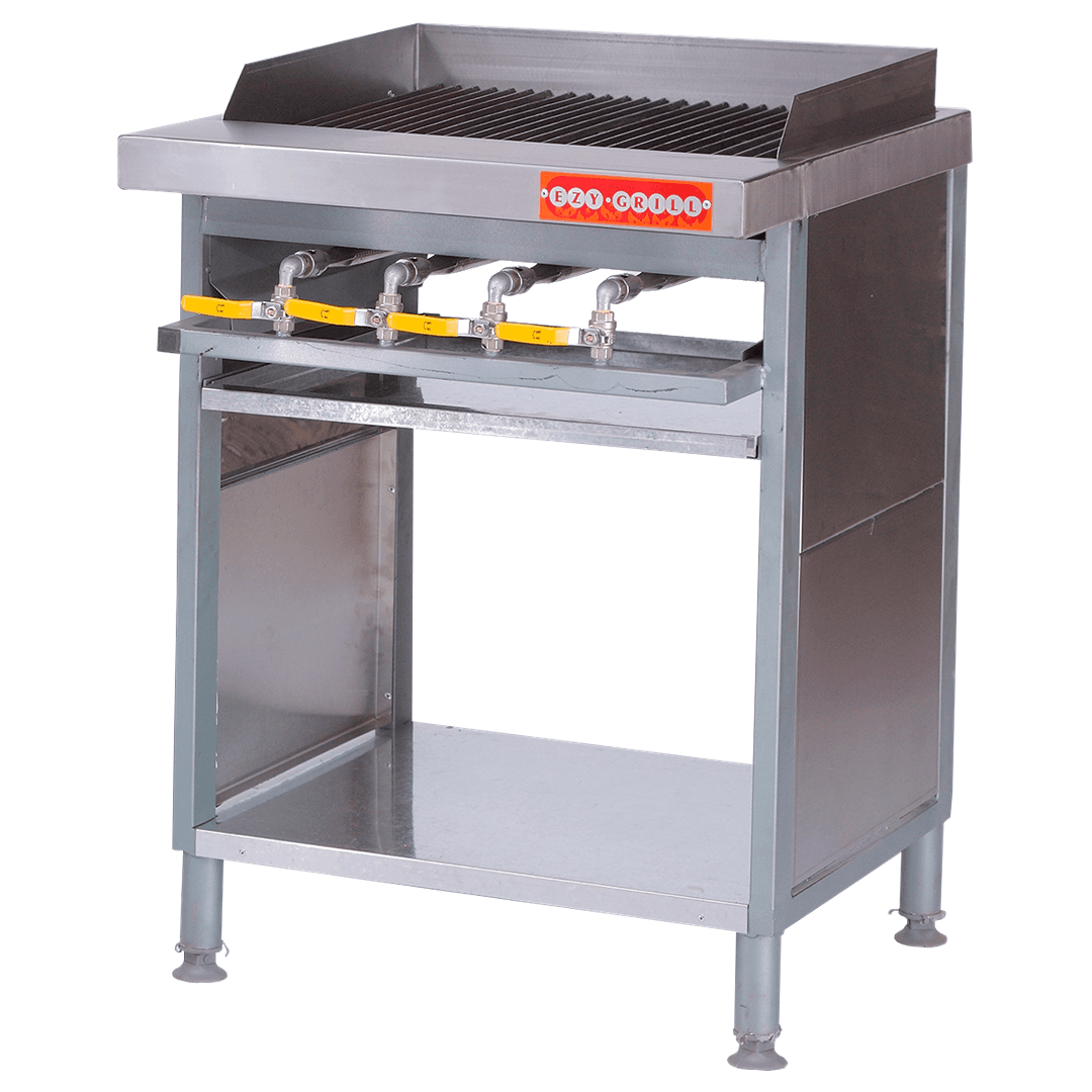4 Burner floor model griller - 640 x 660 x 880 mm