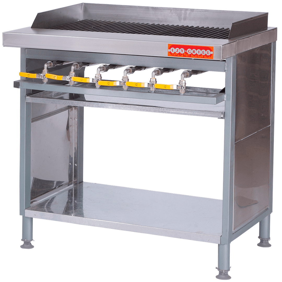 6 Burner floor model griller - 860 x 660 x 880 mm
