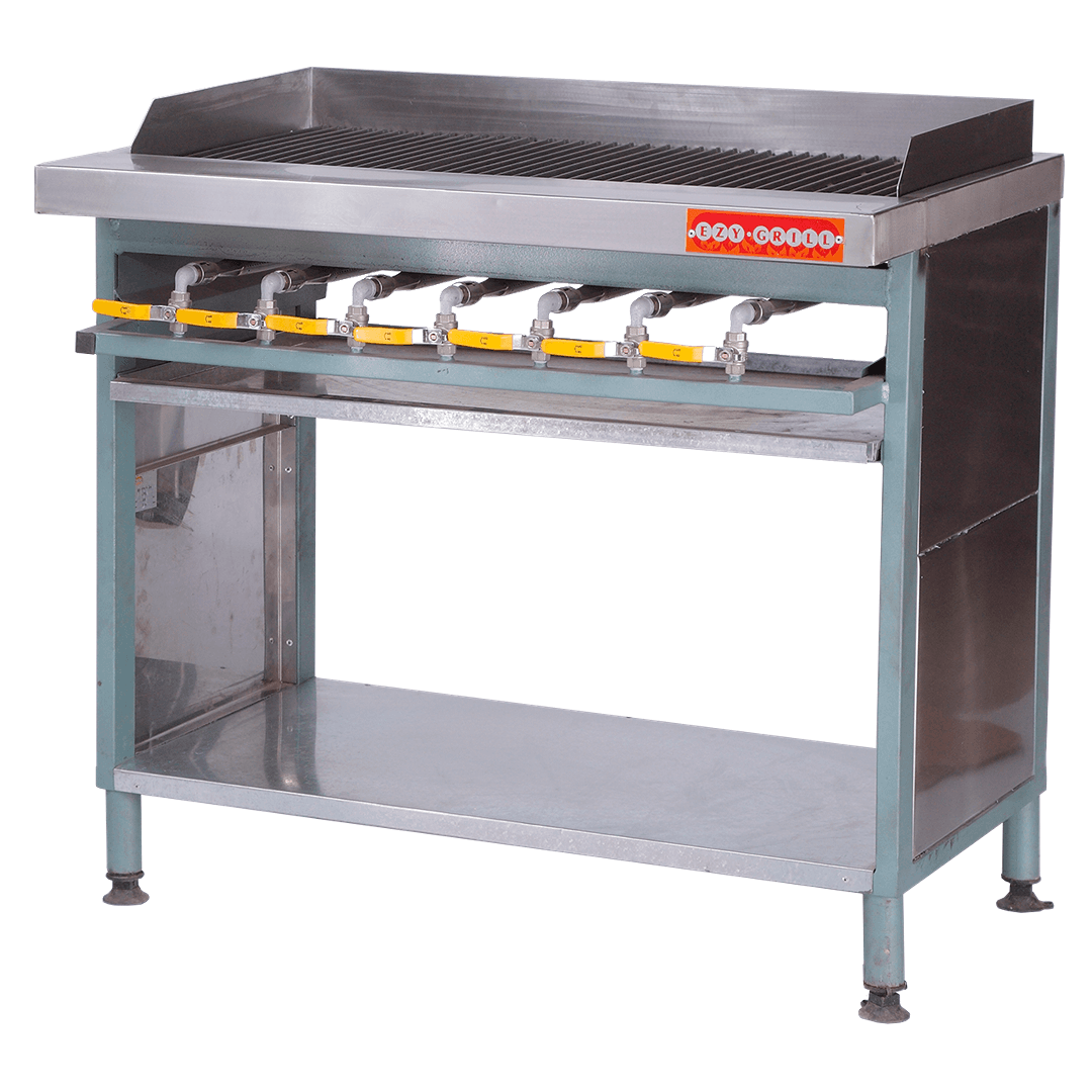 7 Burner floor model griller - 970 x 660 x 880 mm