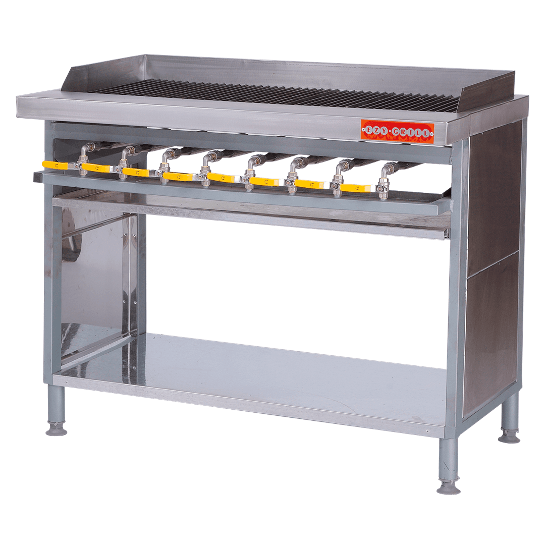 8 Burner floor model griller - 1080 x 660 x 880mm