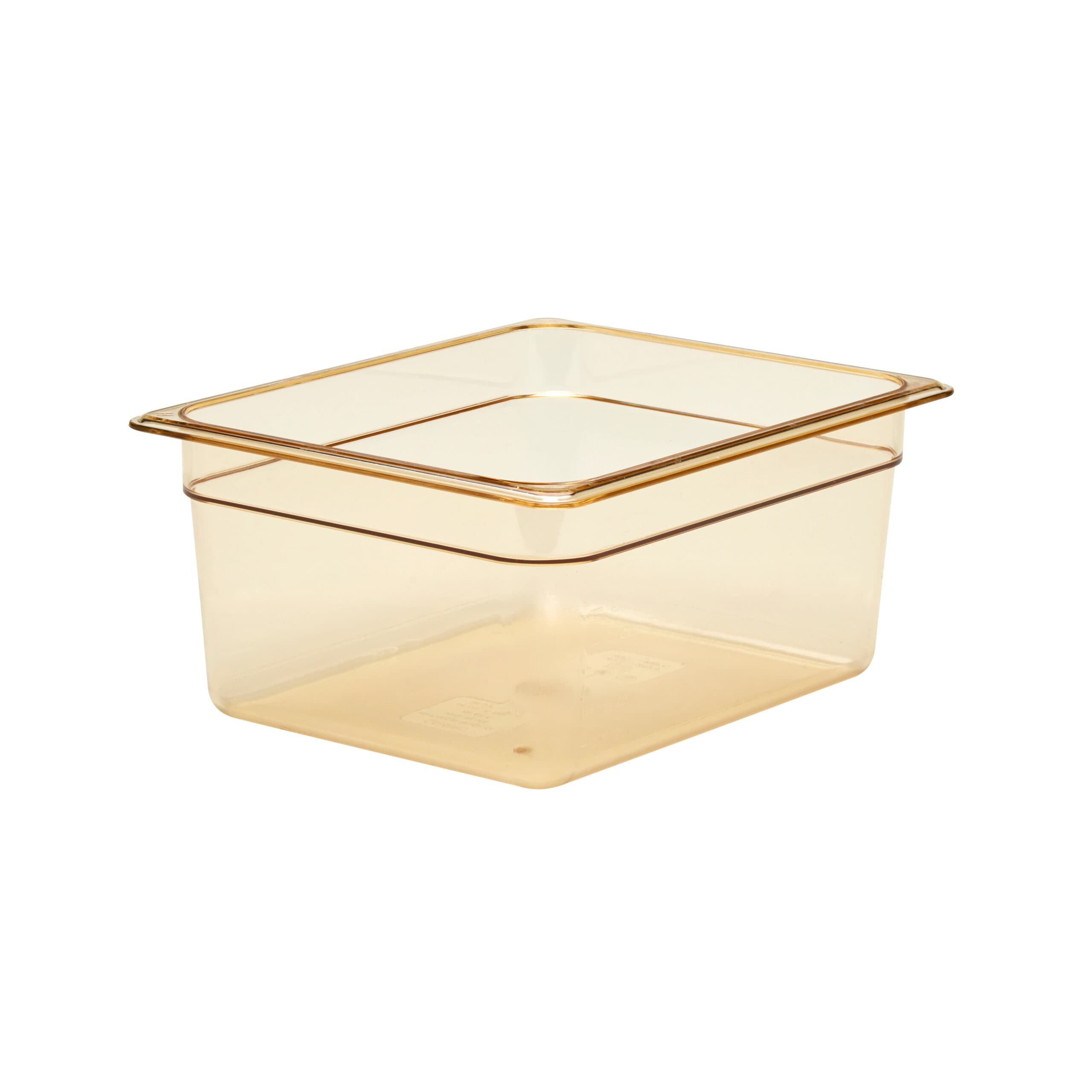 GN FOOD PANS - HIGH HEAT - HALF - 8.9LT - 150MM - AMBER