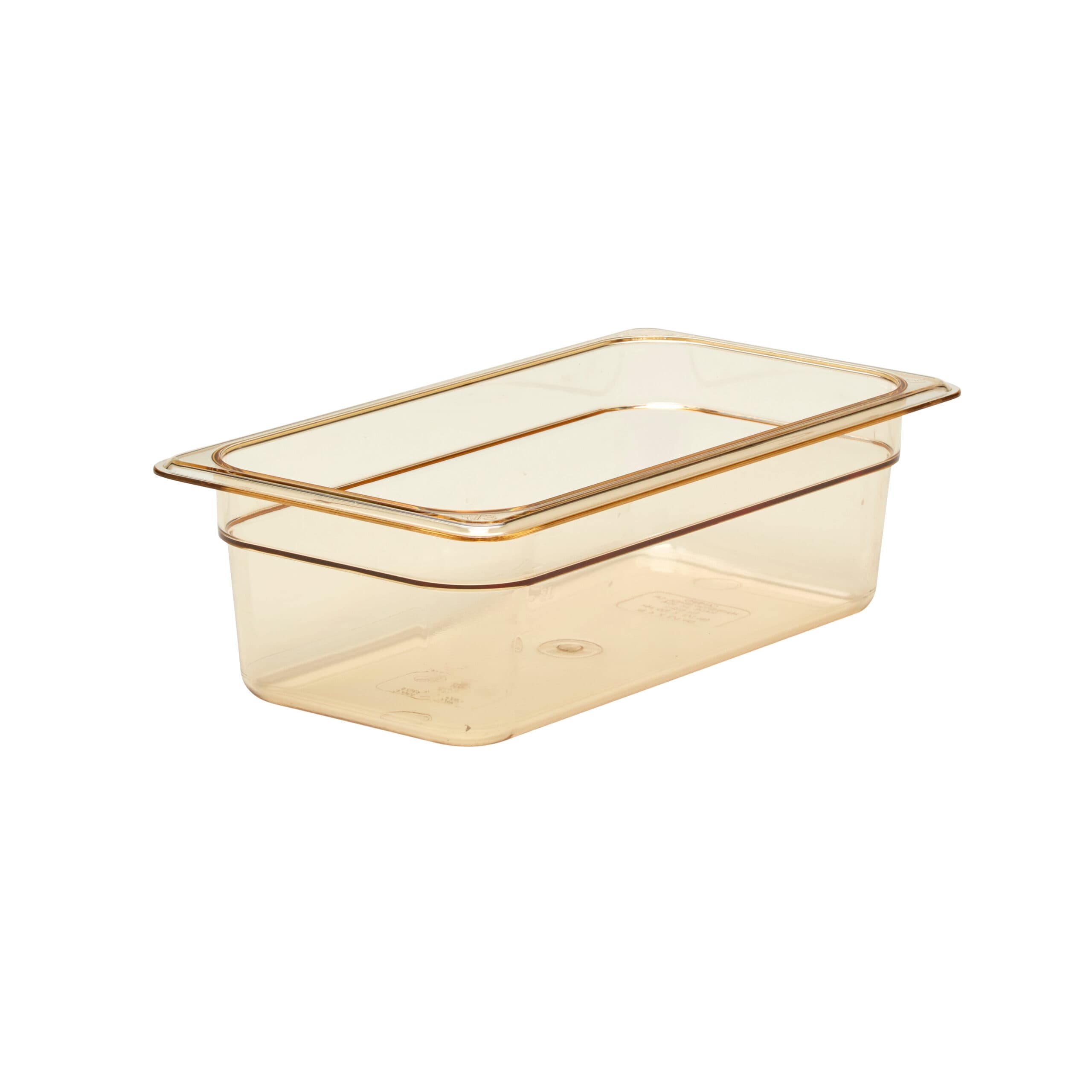HIGH HEAT 1/3 GN FOODPAN AMBER 100MM