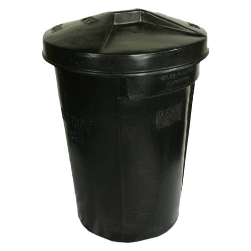 Refuse Bin 85L (Black) 450 x 630mm (Includes Lid)