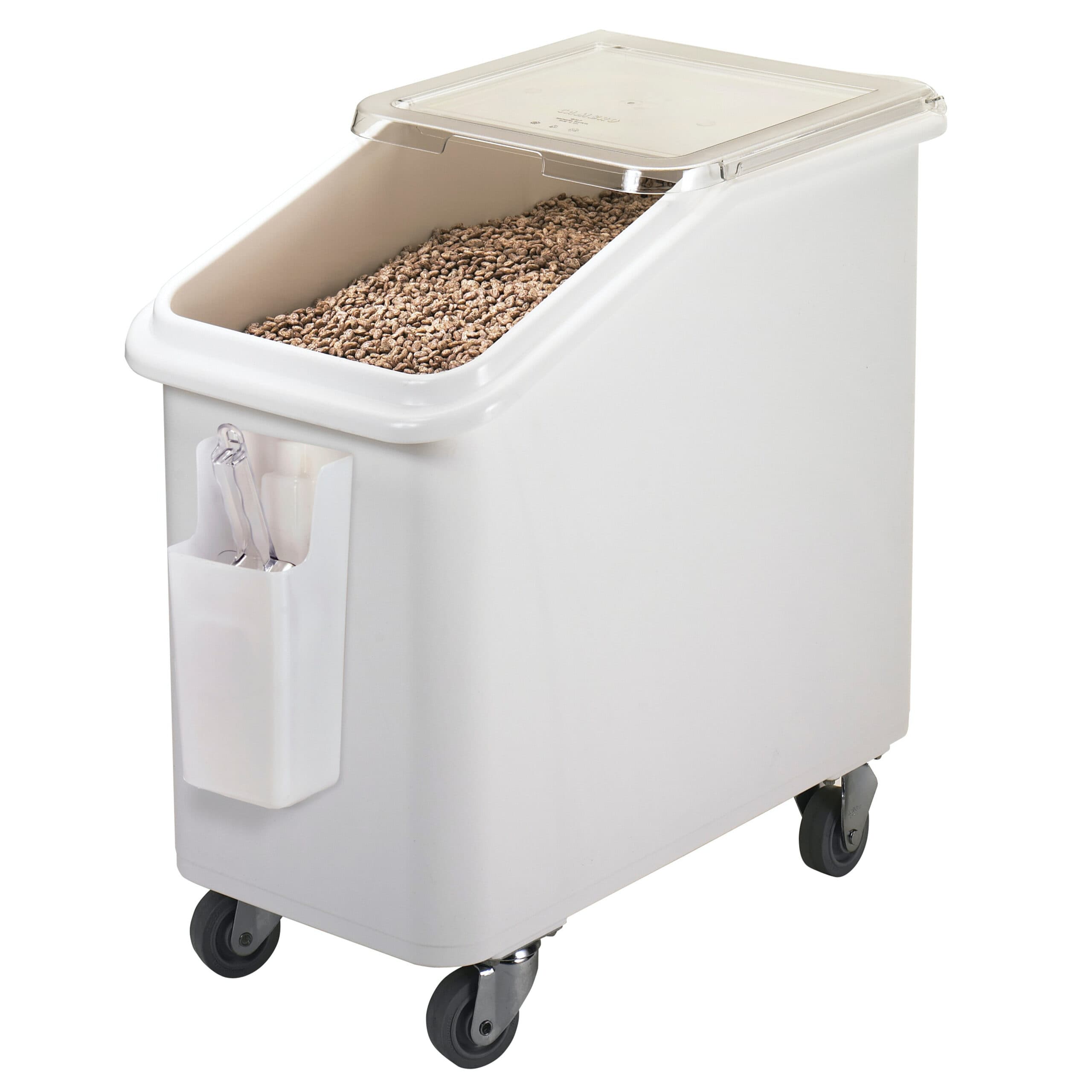 SLANT TOP INGREDIENT BIN - WHITE - 102KG - 420 X 750 X 710MM