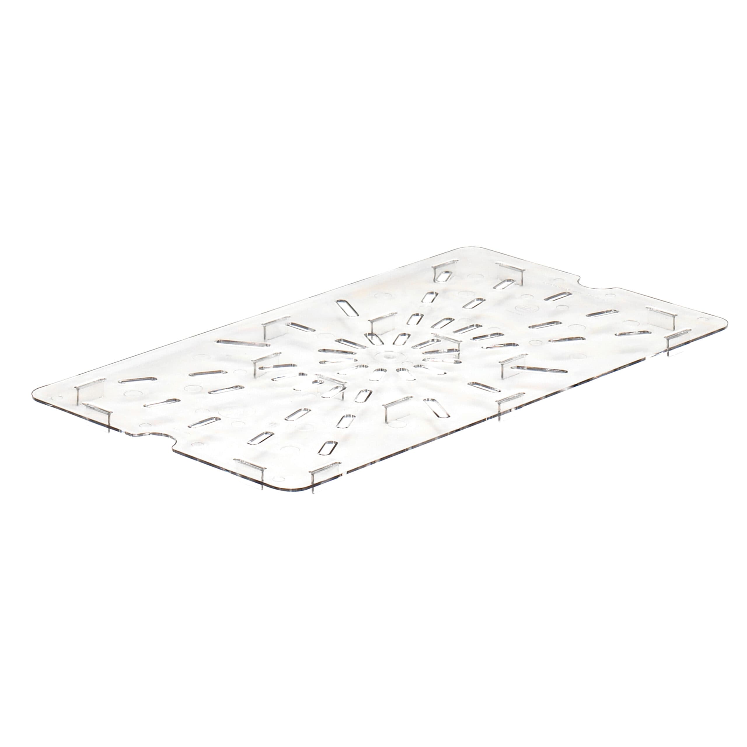 Polycarbonate Clear Drain Shelf for 1/1 Pans