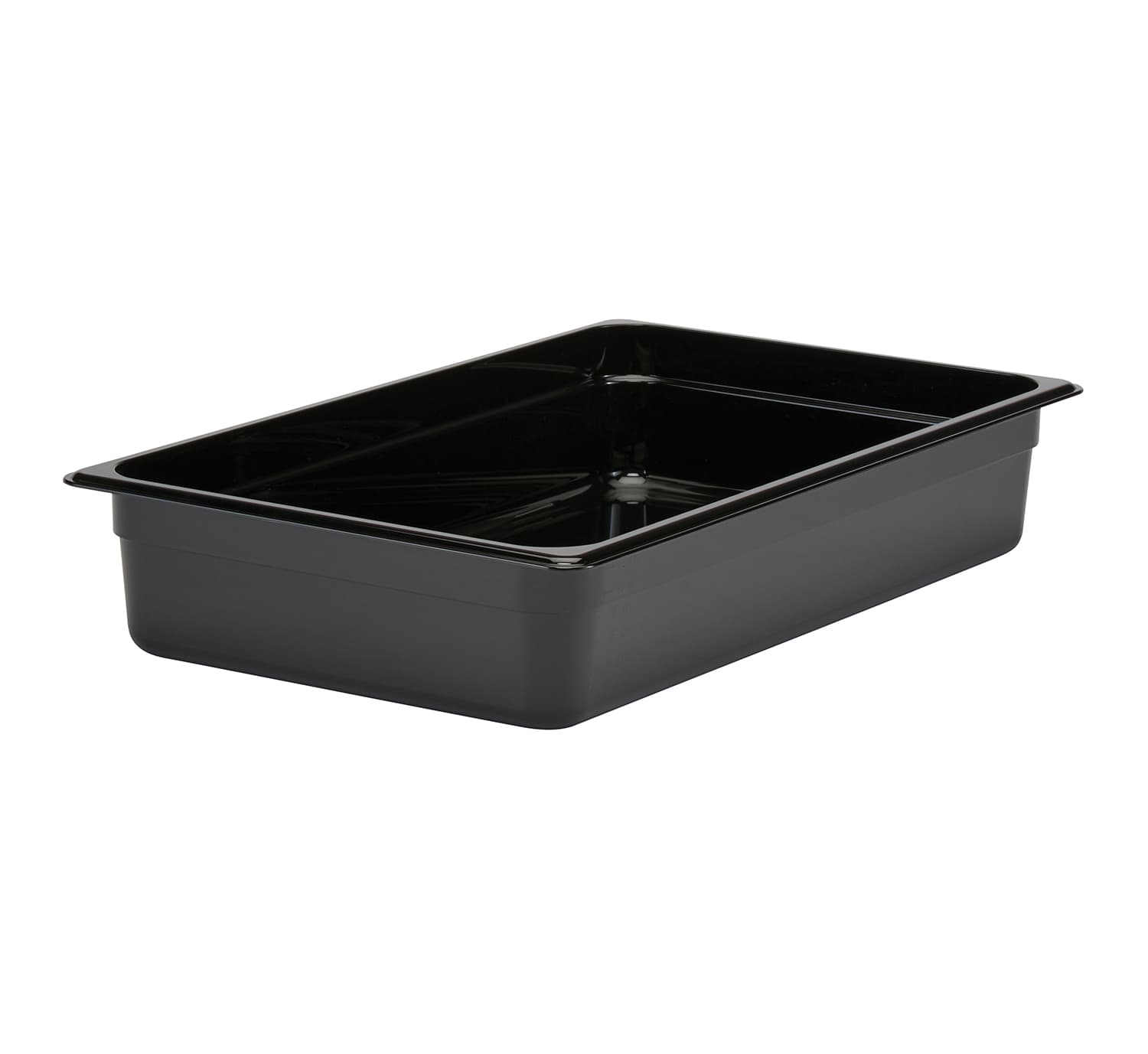 GN FOODPAN 1/1 POLYCARBONATE - BLACK - 100MM - FULL - 13LT