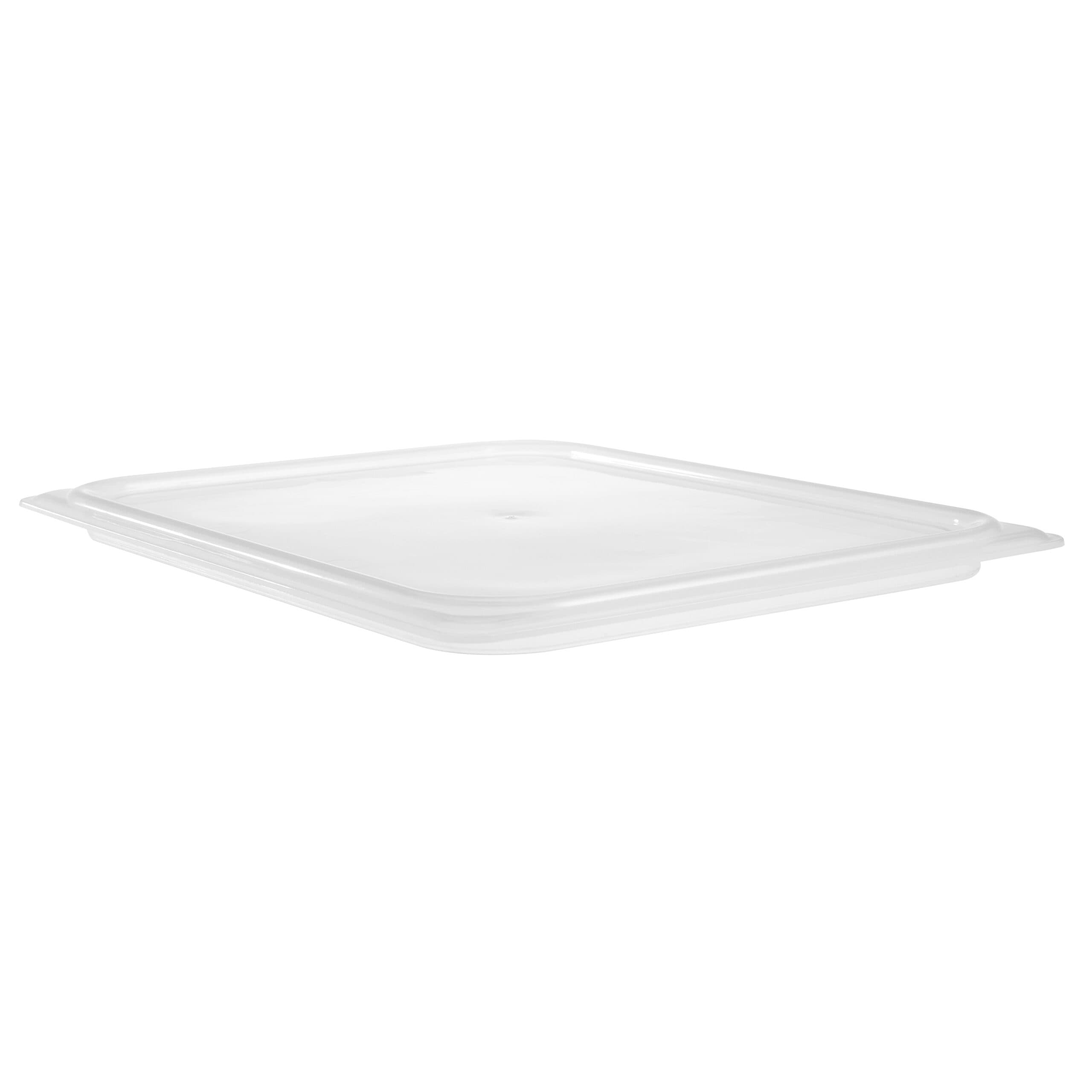 Polypropylene Translucent Snap on Seal Cover for 1/2 Pans