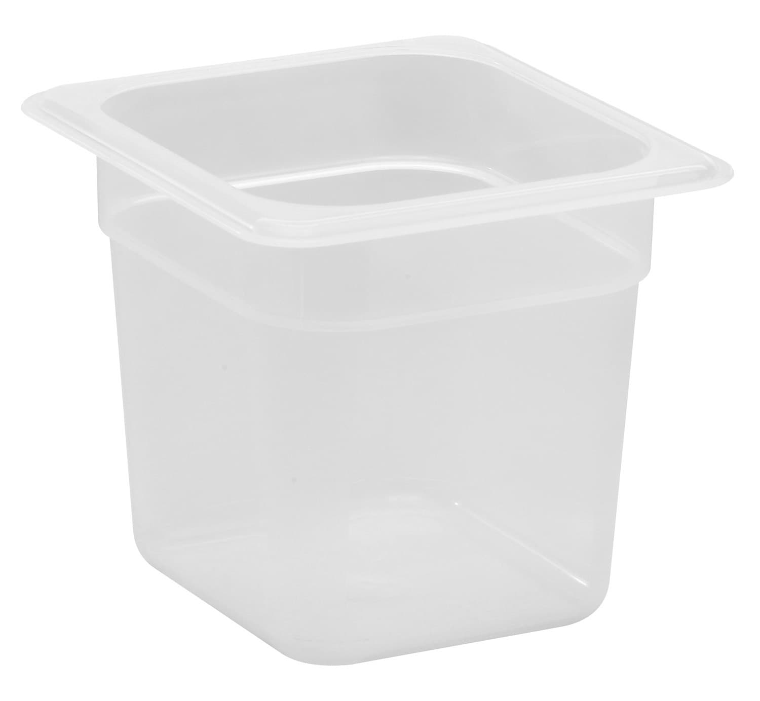 POLYPROPYLENE GN 1/6 FOODPAN TRANSLUSCENT - 150MM - SIXTH - 2.2LT
