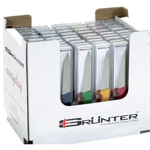 PAIRING KNIFE - 100MM COLOUR BOX SET GRUNTER 60 PIECE