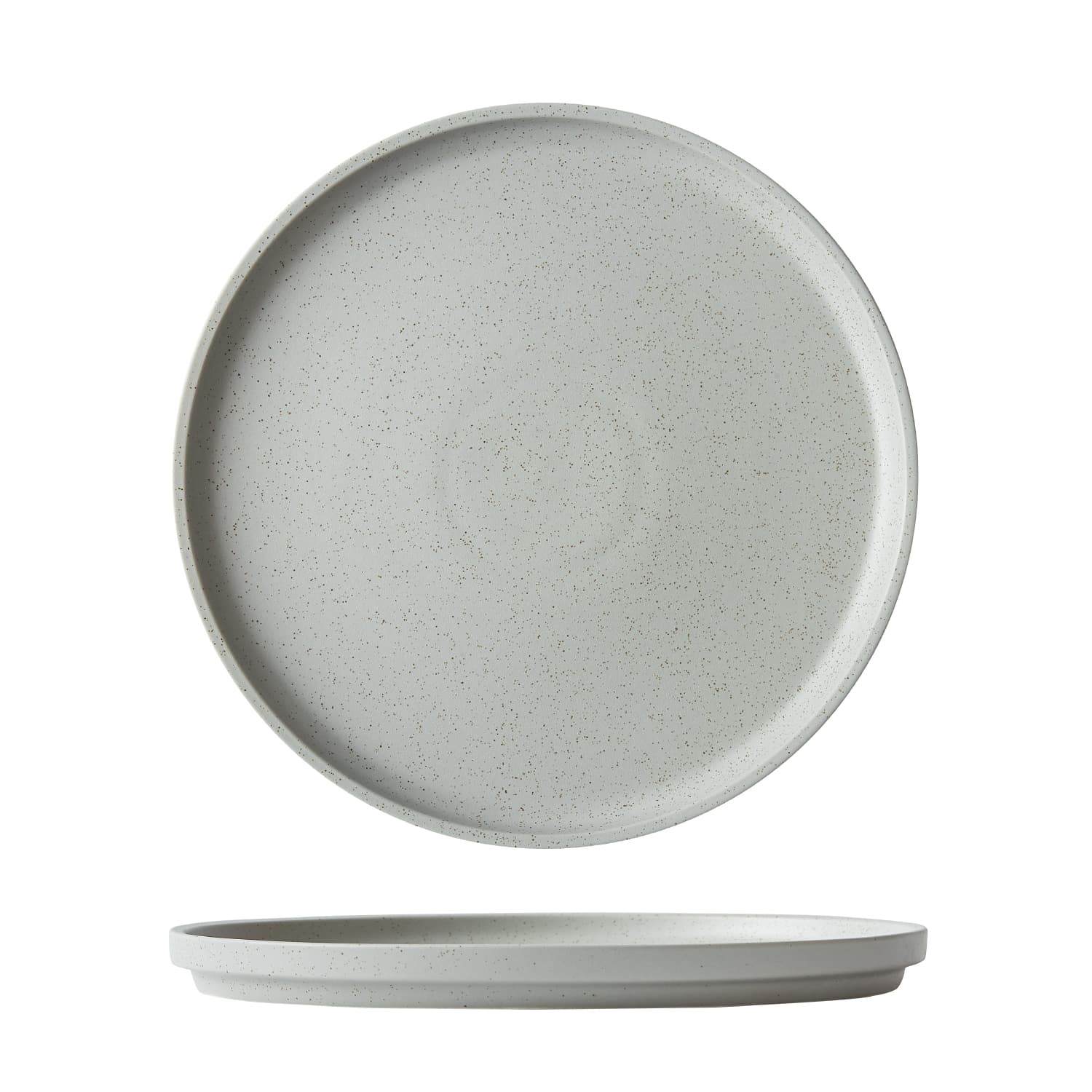 DUNE - ASH - WALLED PLATE - 20CM (24)