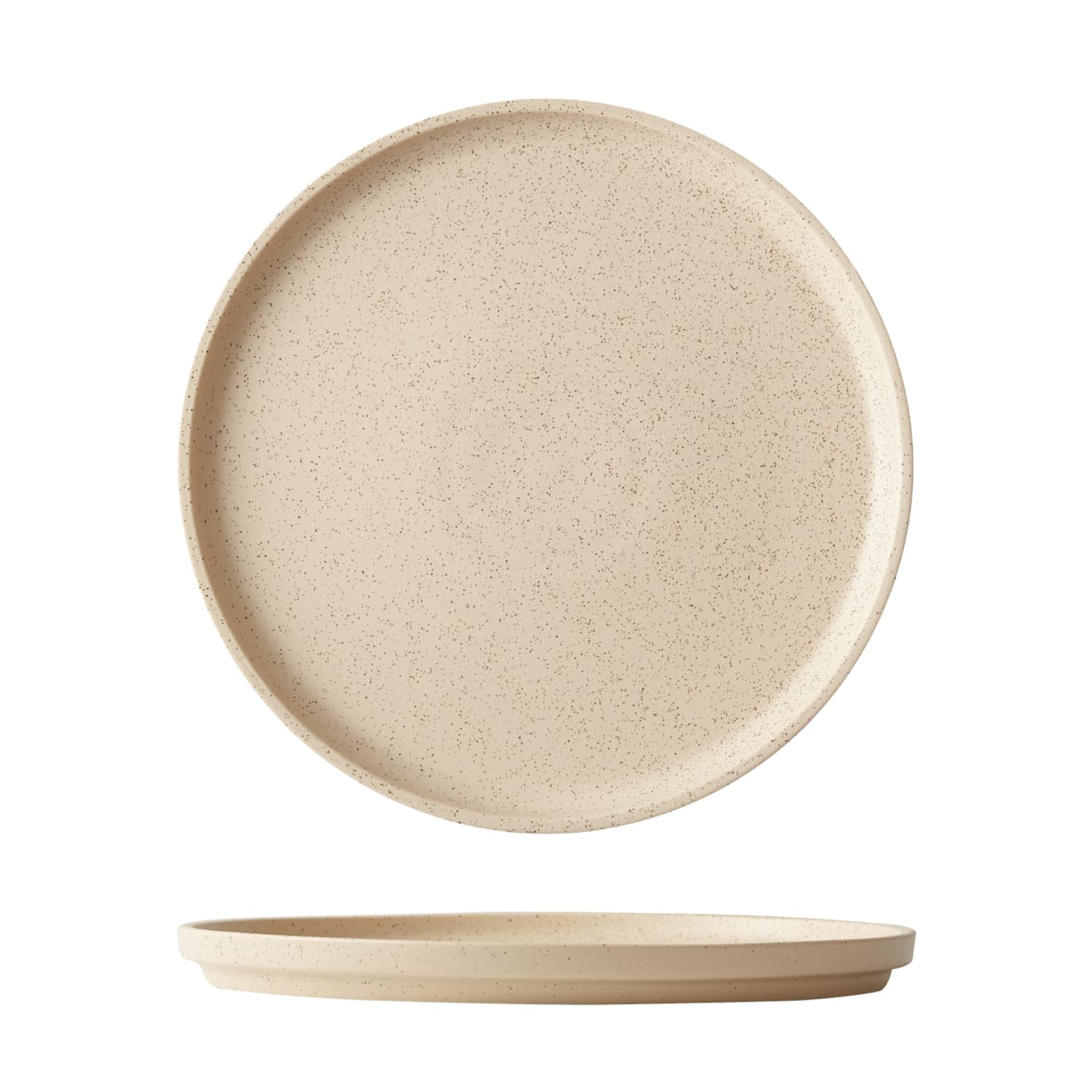 DUNE – CLAY – WALLED PLATE – 23.5CM (12)