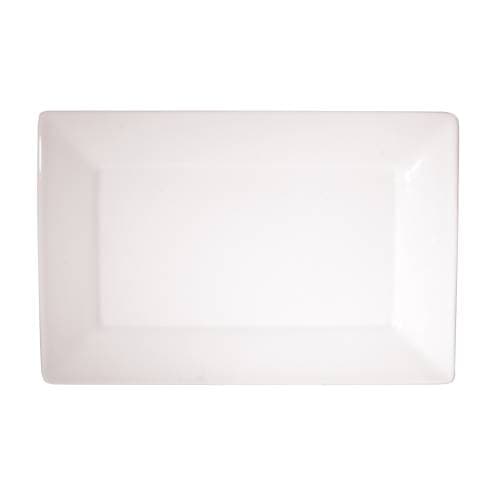 RECTANGULAR PLATE 36 X 23.5CM (6)
