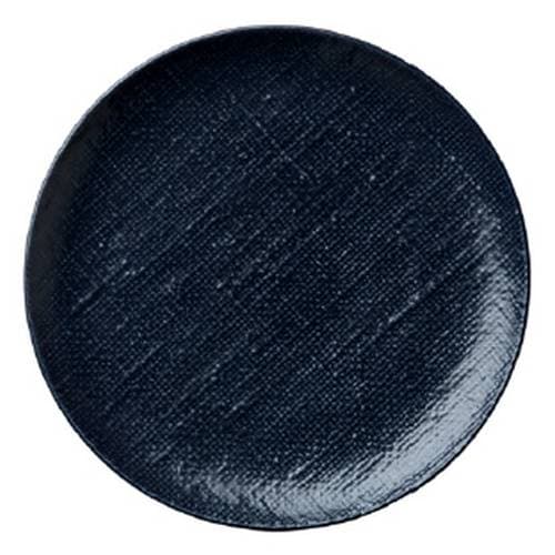 KNIT – MATT NAVY BLUE – COUPE SIDE PLATE – 16CM (12)
