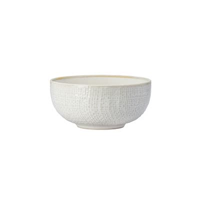 KNIT – REACTIVE WHITE – SAUCE BOWL – 10CM (12)