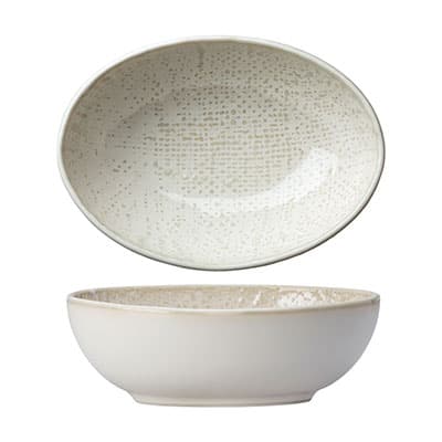 KNIT – REACTIVE WHITE – SOUP / CEREAL / DESSERT BOWL 16CM (12)