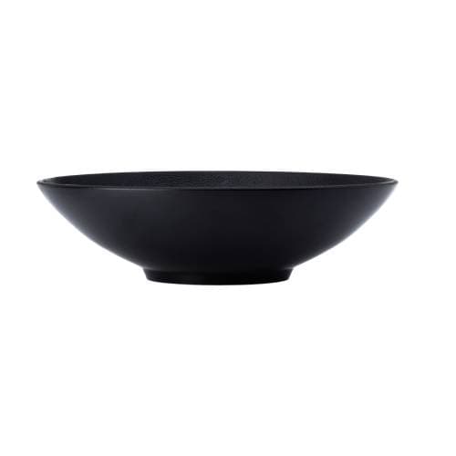 LEATHER - BLACK - PASTA / SALAD BOWL - 24CM (12)