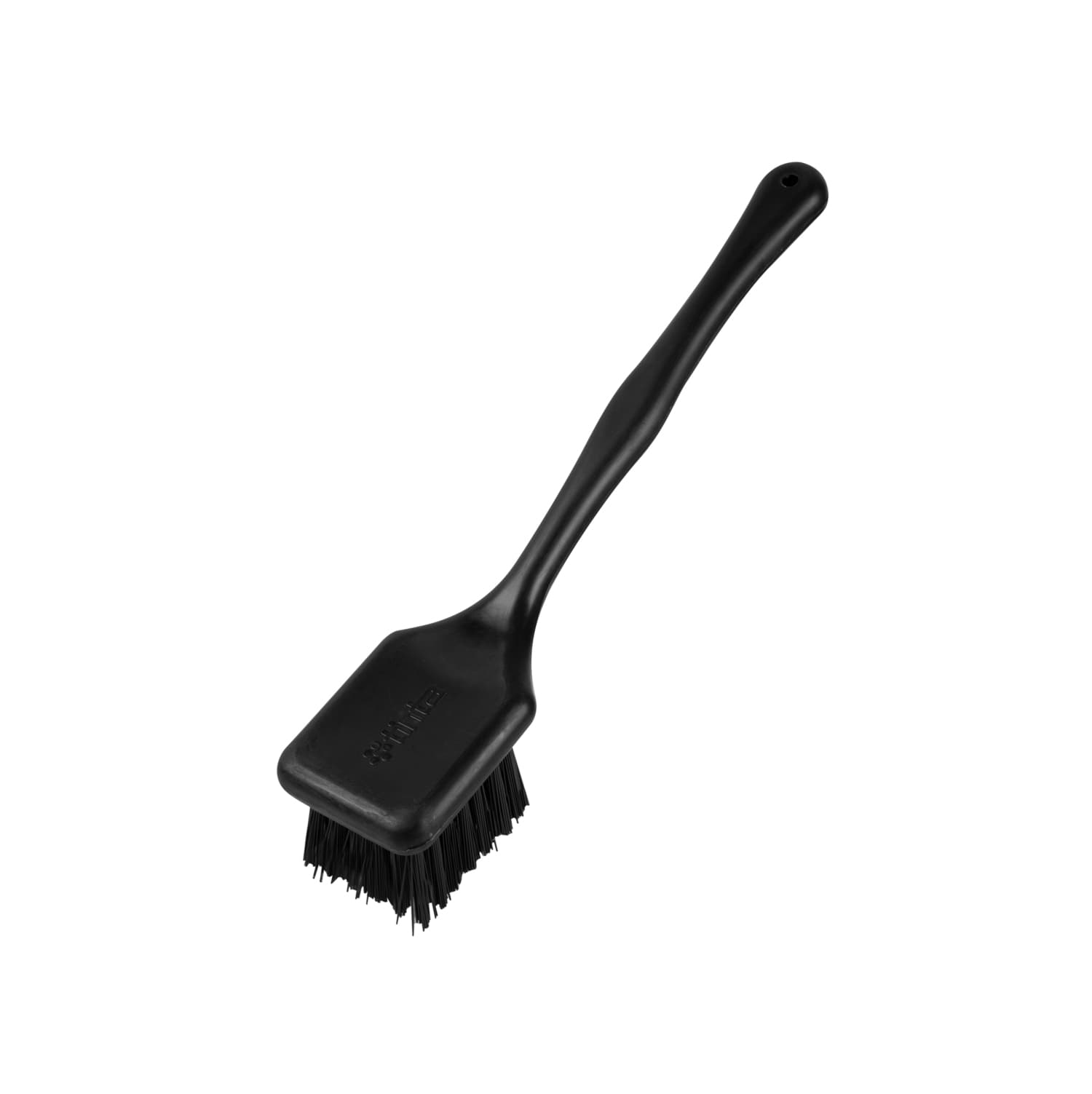 LONG HANDLE SCRUB - HARD BRISTLE BLACK - 355MM