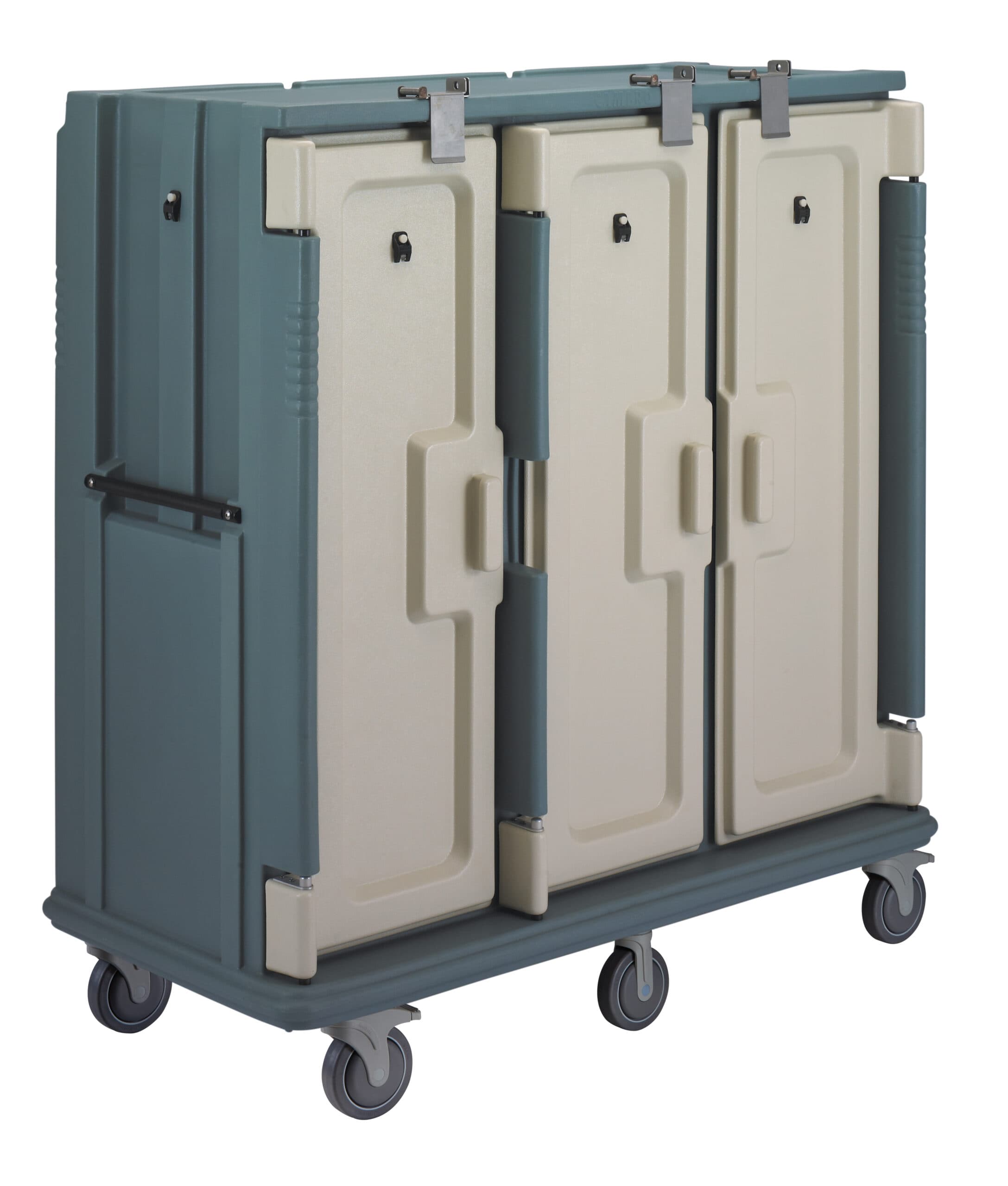 MEAL DELIVERY CART 20 TRAY SLATE BLUE - 1525 X 745 X 1616MM