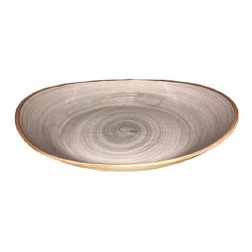 DEEP BUFFET OVAL BOWL GREY – 36CM (1)