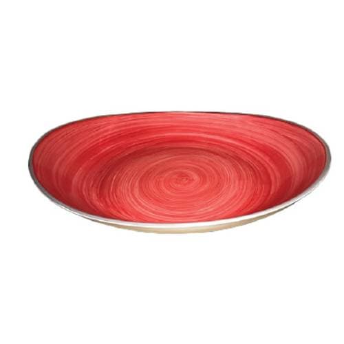 DEEP BUFFET OVAL BOWL RED – 36CM (1)