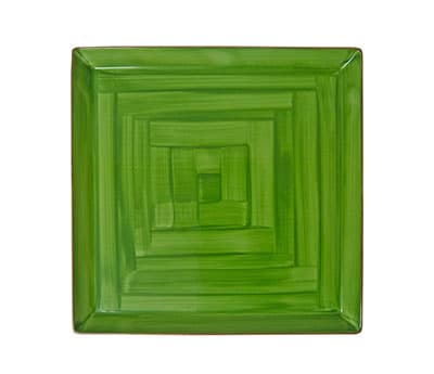 SQUARE PLATE GREEN – 32 X 32CM (1)