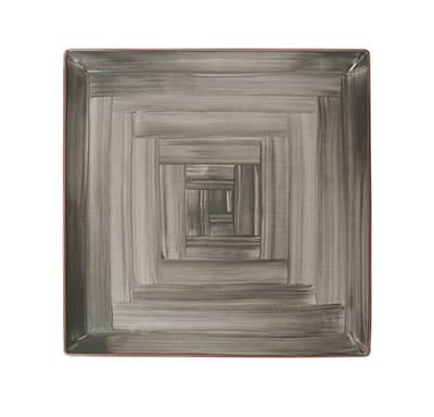 SQUARE PLATE GREY – 32 X 32CM (1)