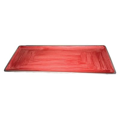 BUFFET TRAY RED – 49 X 20CM (1)