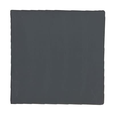BLACK SLATE SQUARE TRAY 25 X 25CM (4)
