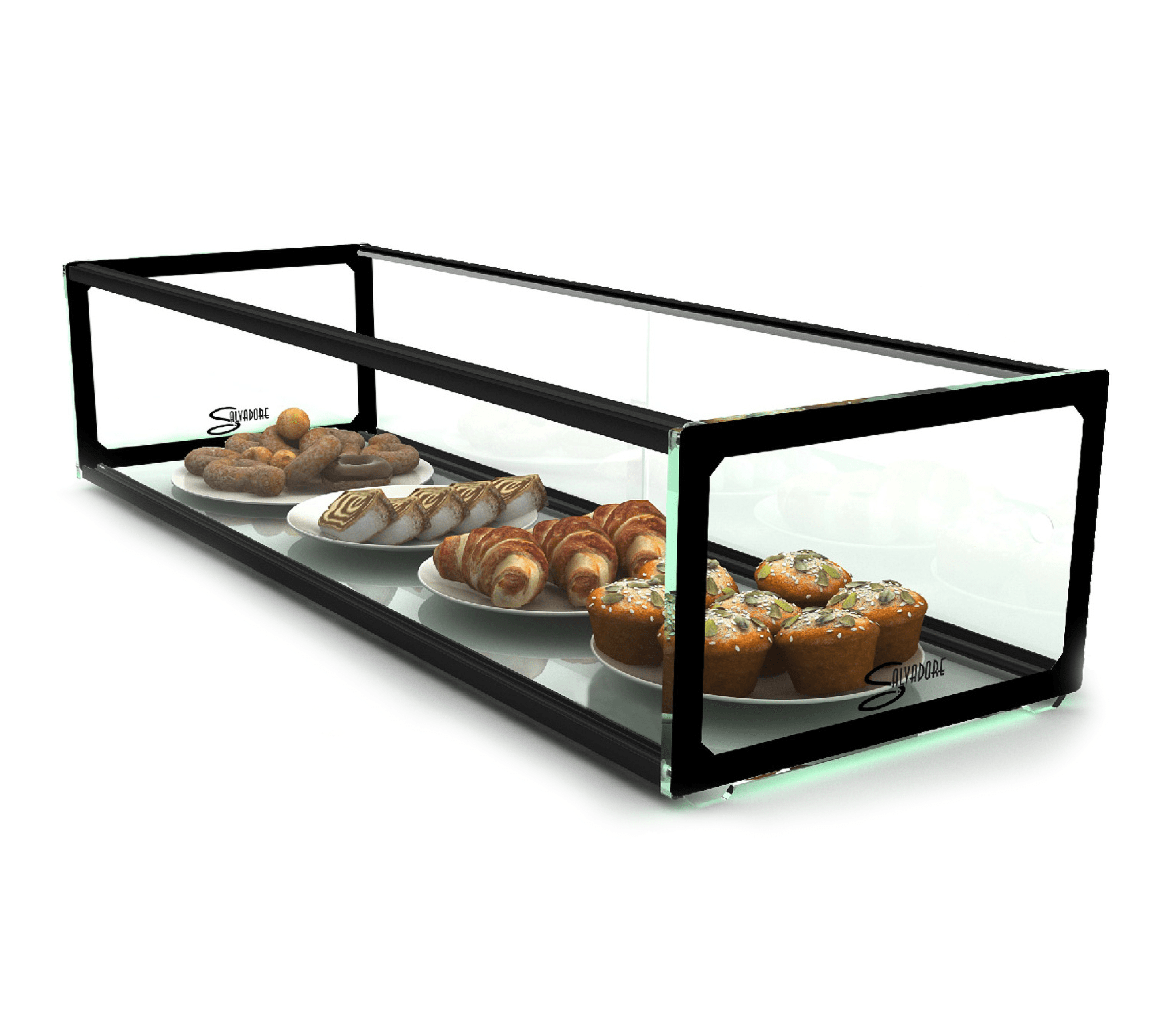 Ambient Display Cabinet Salvadore (Single Shelf)