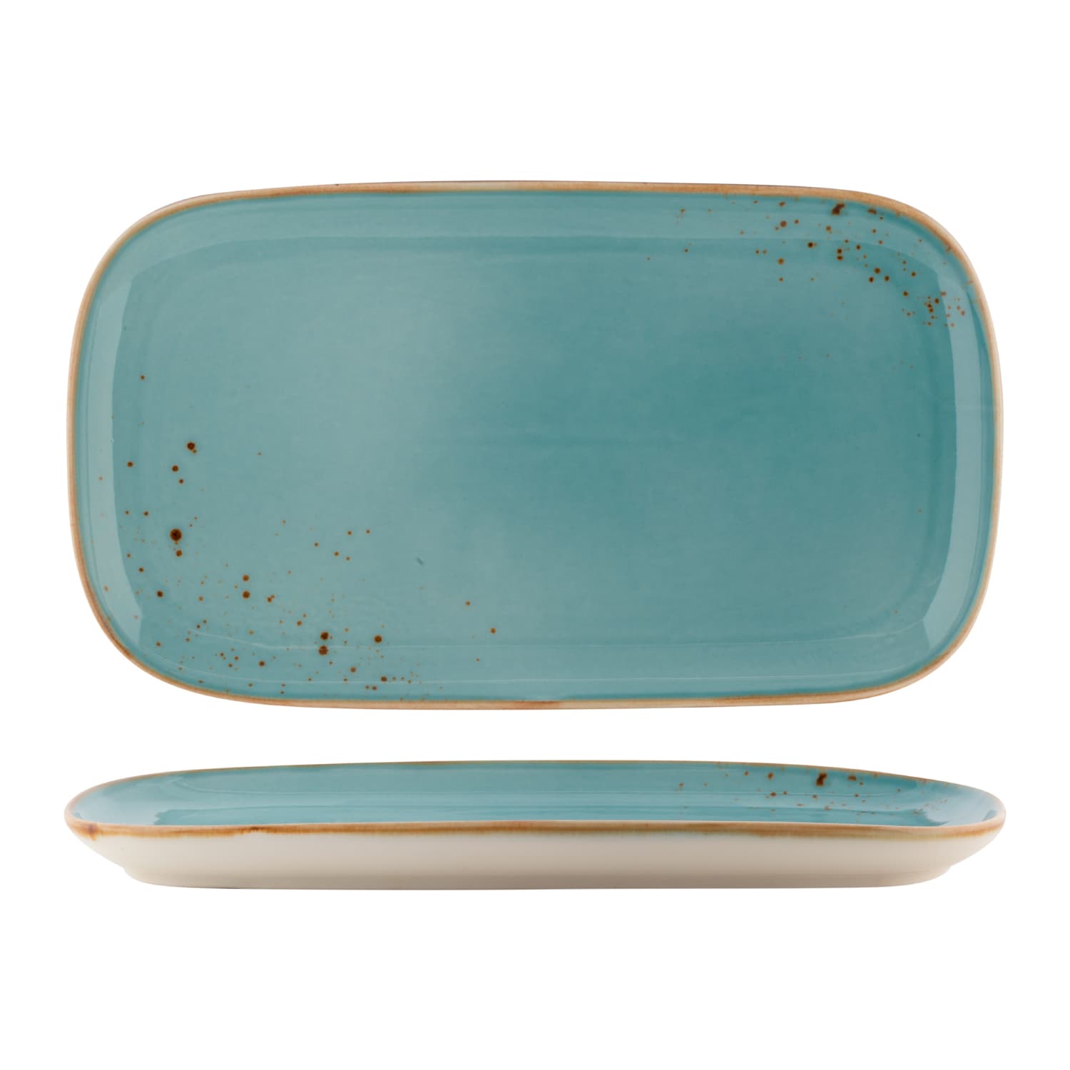FYNBOS - ATLANTIC BLUE - RECTANGULAR PLATE - 30.5CM X 17CM (4)