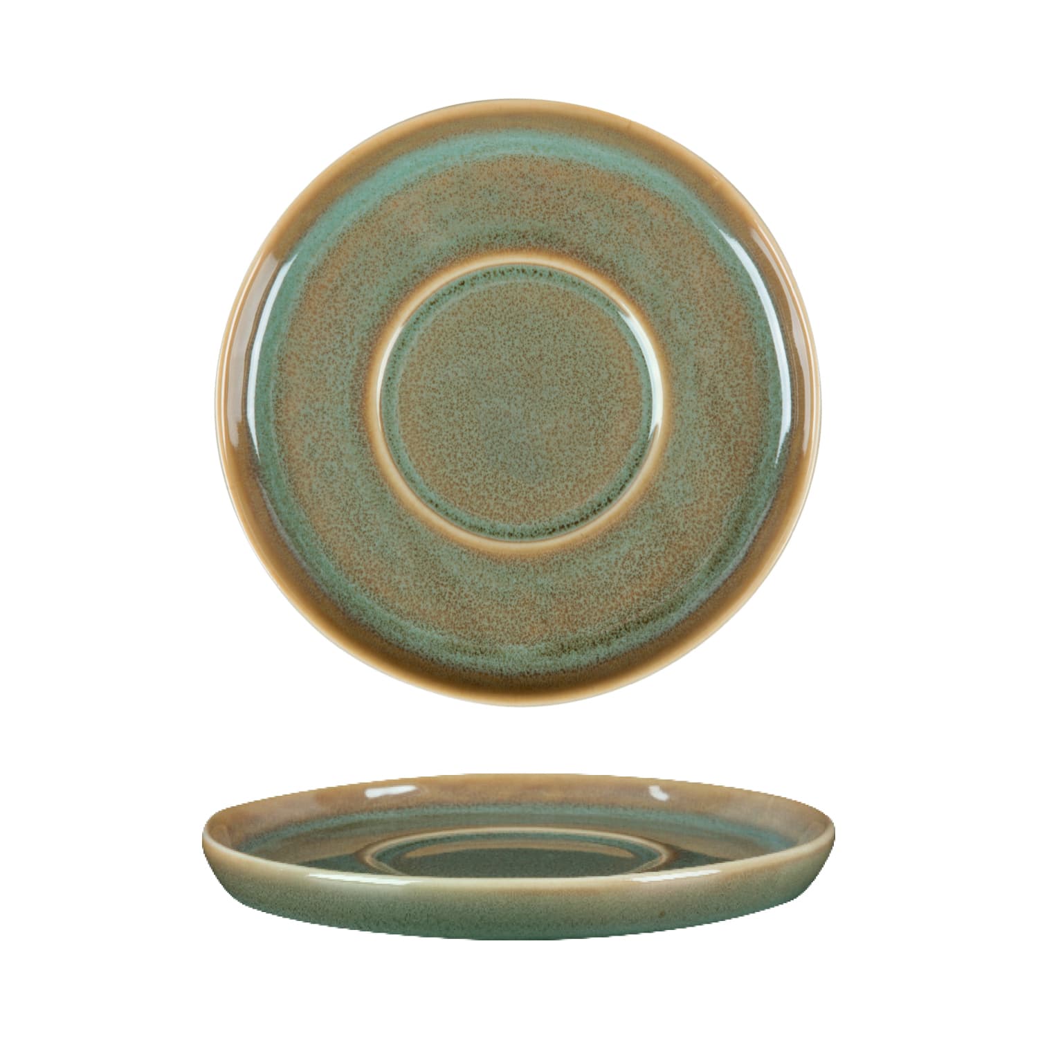 FYNBOS - ALOE GREEN - SAUCER -15CM (6)