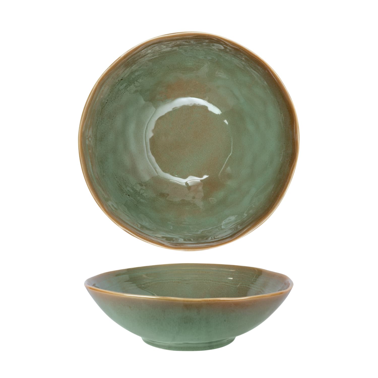 FYNBOS - ALOE GREEN - ORGANIC ROUND BOWL - 24.8CM X 8CM (4)