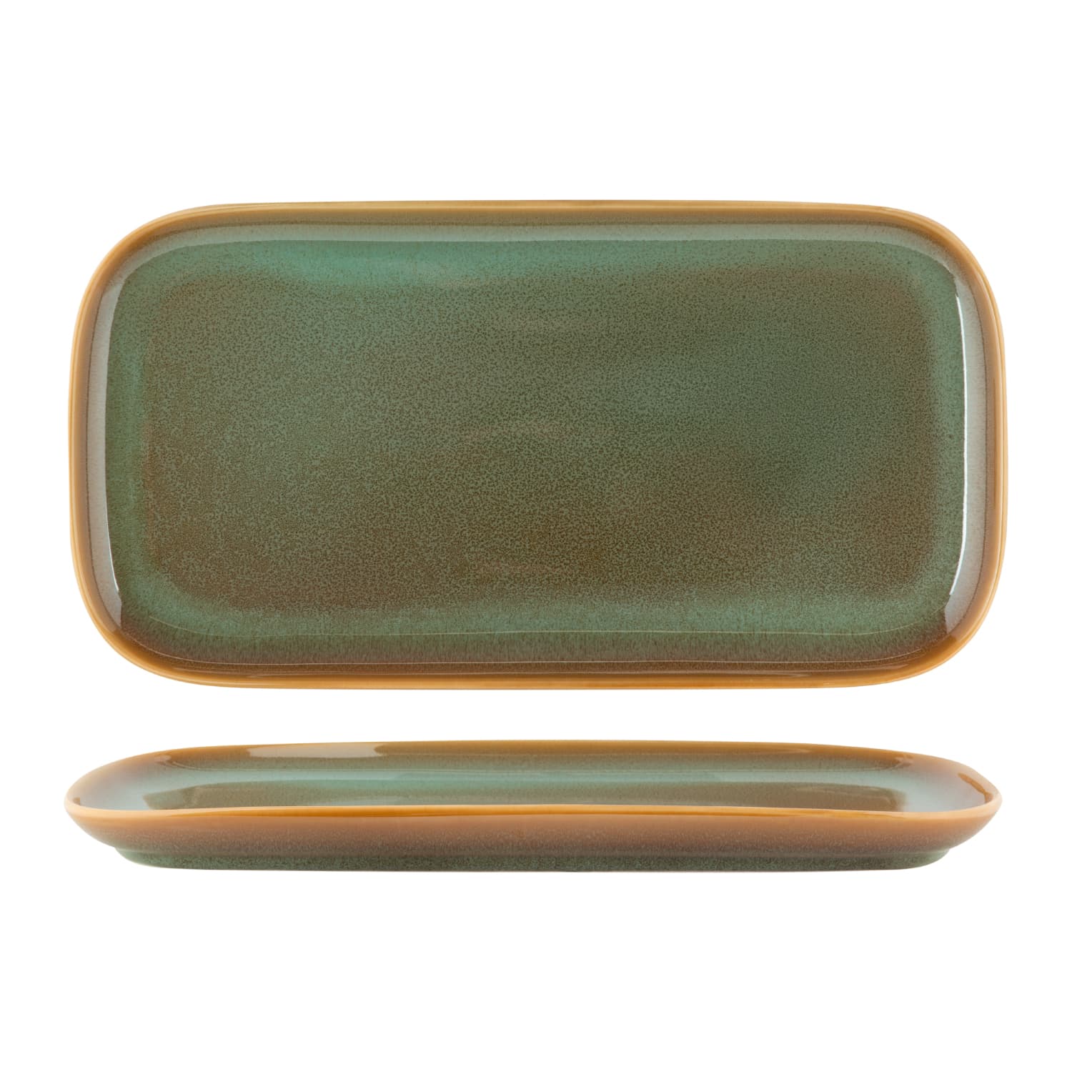 FYNBOS - ALOE GREEN - RECTANGULAR PLATE - 35.5CM X 18CM (4)