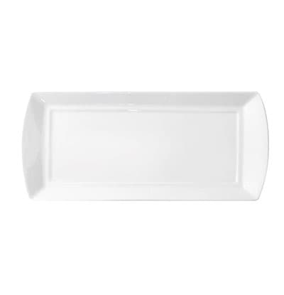 RECT. PLATE WITH HANDLE - 29 X 13CM (12)