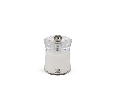 BALI ACRYLIC WHITE 8CM SALT MILL (6)