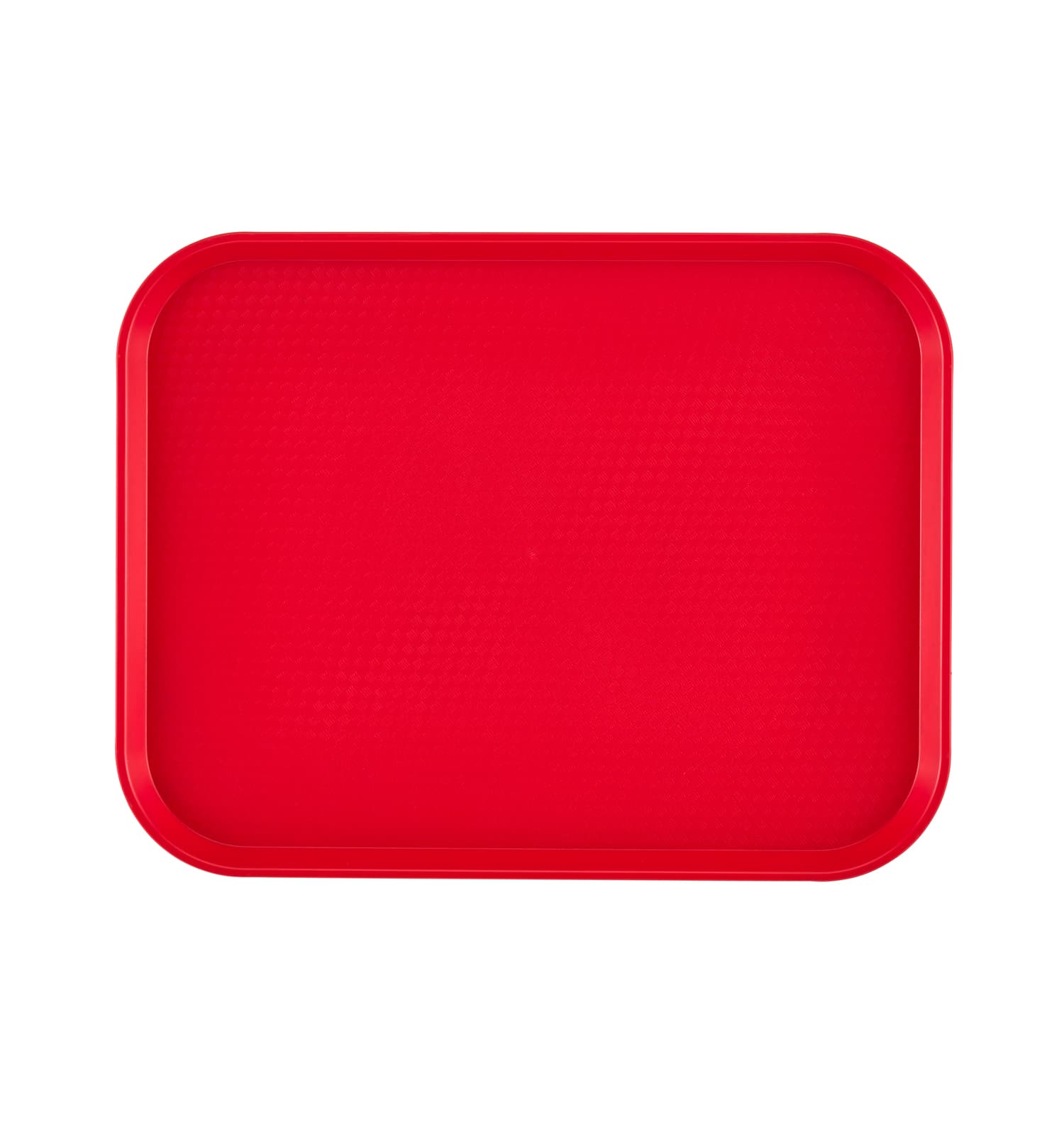 POLYPROPYLENE FAST FOODTRAY RED – 30CM W X 41CM L