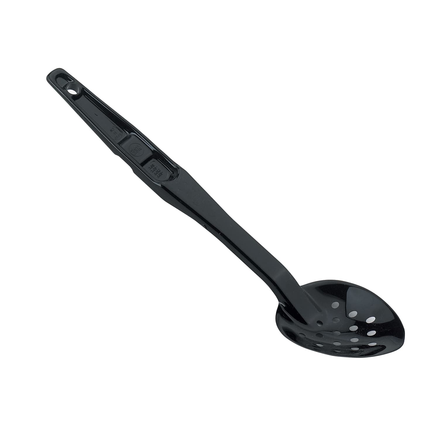 PERFORATED HIGH HEAT SPOON 33CM BLACK