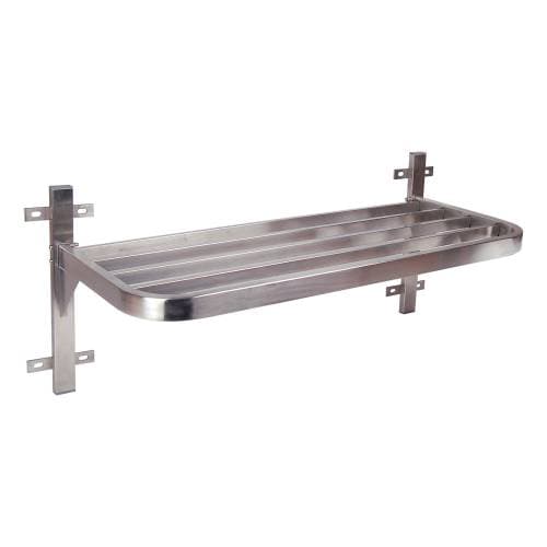 POT RACK S/STEEL - SINGLE WALL MOUNTED - 900 X 400 X 400MM