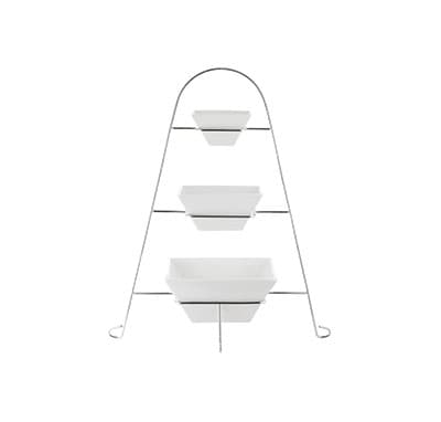3-TIER SQUARE BOWL STAND 140 X 120MM (1)