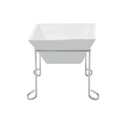 SMALL SQUARE BOWL STAND 140 X 120MM (1)